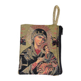 Oremus Mercy - Rosary Pouch - Our Lady of Perpetual Help 3″ x 4″