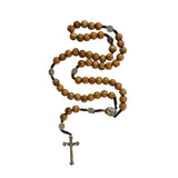 Oremus Mercy - Rosary in Tin w/ Prayer - Mary Wooden *NEW LOOK*