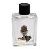 Oremus Mercy - Holy Water Bottle - First Communion w/ Pewter Charm  2.5"