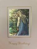 Bright Greetings - The Annunciation Birthday sun-catcher card