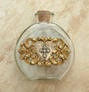 Contreras Designs - VHWB12 - Vintage Heart-Shaped Holy Water Bottle