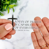 Just Love Prints - A Man of Prayer Vinyl Sticker