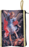 Village Gift Importers -  Saint Carlo Acutis and Saint Michael Rosary Pouch