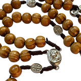Oremus Mercy - Rosary in Tin w/ Prayer - Mary Wooden *NEW LOOK*