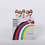 Swanson Christian Products - Pocket Jesus Figurines, 5 ct Peg Packs, 12 pk with Display: Multicolored / Pvc
