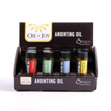 Swanson Christian Products - Scented Anointing Oil Display Assortment, 12 ct: Olive Oil, Plastic