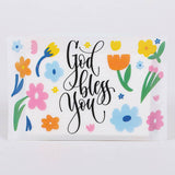 Swanson Christian Products - God Bless Tissue Pack, 12 ct: Multicolored / Paper