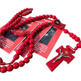 Oremus Mercy - Chaplet of The Precious Blood Set w/ 3 Prayer Cards 1 Rosary