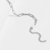 WJW - Stainless Steel Paperclip Chain Necklace: 30+02” / 4mm