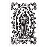 Oremus Mercy - SILHOUETTE 7 Window Sticker 4" x 6"