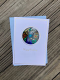 Bright Greetings -  Immaculate Heart birthday sun-catcher card