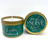 Cedar - 6oz Gold Tin Candle