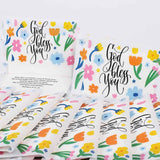 Swanson Christian Products - God Bless Tissue Pack, 12 ct: Multicolored / Paper