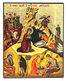 The Nativity Silk Screen Icon Magnet