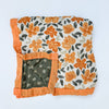 The Little Rose Shop - Catholic Luxury Double Sided Muslin Blanket -Surrender Prayer