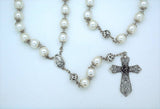 Contreras Designs - PATP422 - Capped Pearl Wall Rosary