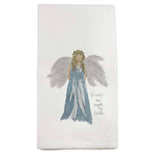 Blue Angel with Quote Dishtowel
