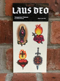 Laus Deo Temporary Tattoos, Made in the USA