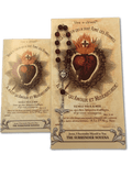 Surrender Novena Silver Chaplet & Surrender Novena Holy Card